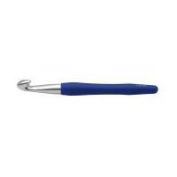 knit pro waves aluminium crochet hook royal blue