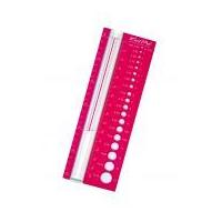 knit pro knitting needle size gauge red