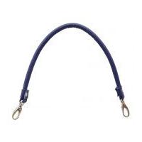Knit Pro Faux Leather Bag Handles with Clasp Blue