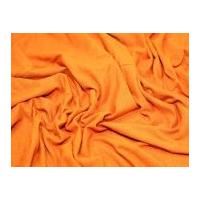Knitted Stretch Jersey Dress Fabric Vivid Orange