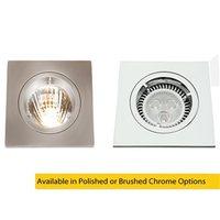 KnightsBridge Die-Cast MR16 50mm Low Voltage Square Downlight