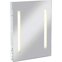 KnightsBridge Illuminated Bathroom Wall Mirror IP44 Rated with Shaver Socket