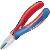 Knipex 77 22 130 Electronics Diagonal Cutters Round Head Small Bev...