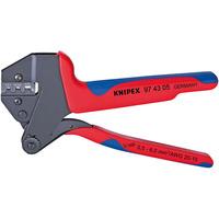 knipex 97 43 05 crimp system pliers with dies for non insulated 200mm