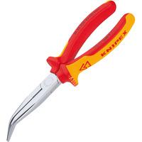 knipex 26 26 200 vde bent snipe nose side cutting pliers stork be
