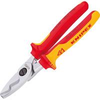 Knipex 95 16 200 VDE Cable Shears With Twin Cutting Edge 200mm