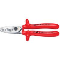 Knipex 95 17 200 VDE Cable Shears With Twin Cutting Edge 200mm