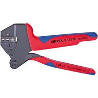 knipex 97 43 06 crimp system pliers with dies for insulated 200mm