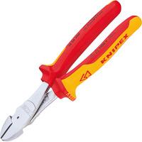 Knipex 74 06 200 VDE High Leverage Diagonal Cutters 200mm