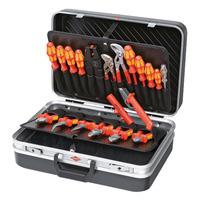 knipex 00 21 20 tool case electric 20 piece