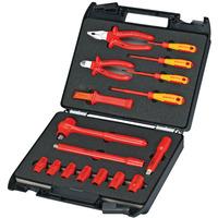 knipex 98 99 11 compact tool case 17 parts