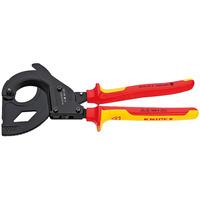 Knipex 95 36 315 A VDE Cable Cutters (Ratchet) For Steel Wire Armo...