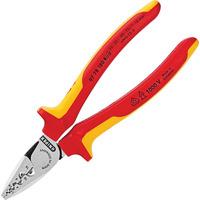 knipex 97 78 180 crimping pliers for end sleeves ferrules 180mm