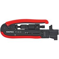 knipex 97 40 20 sb compression tool for coax conectors 175mm