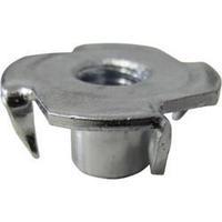 Knock-in nuts M6 Steel 100 pc(s) TOOLCRAFT 812813