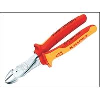 Knipex High Leverage Diagonal Cutting Pliers VDE Grip 180mm