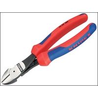 Knipex High Leverage Diagonal Cutters Multi Component Grip 180mm KPX7402180