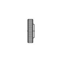 Knurled nuts M10 DIN 467 Steel 50 pc(s) TOOLCRAFT 107588
