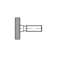 Knurl head screws M3 6 mm DIN 65...