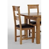 Knightsbridge Oak Dining Chairs - Pair