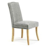 Knightsbridge Fabric Dining Chair Steel