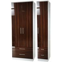 Knightsbridge Ebony Triple Wardrobe with Drawer