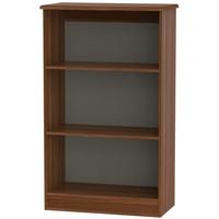 Knightsbridge Noche Walnut Bookcase - 2 Shelves