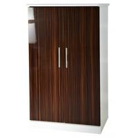 Knightsbridge Ebony Wardrobe - 2ft 6in Plain Midi