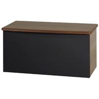 Knightsbridge High Gloss Black Blanket Box