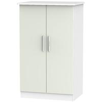 Knightsbridge Kaschmir Matt and White Wardrobe - 2ft 6in Plain Midi