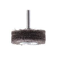 Knotted Wheel Brush with Shank 75 x 8mm 0.50 Steel Wire