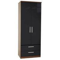 knightsbridge 2 drawer 2 door wardrobe knightsbridge 26 2 drawer robe  ...