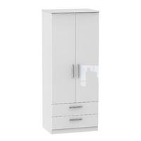 knightsbridge 2 drawer 2 door wardrobe knightsbridge 26 2 drawer robe  ...