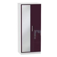 knightsbridge 2 door wardrobe with mirror knightsbridge 26 robe with m ...