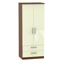 knightsbridge 2 drawer 2 door wardrobe knightsbridge 26 2 drawer robe  ...