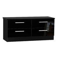 knightsbridge 4 drawer bed box knightsbridge 4 drawer bed box black gl ...