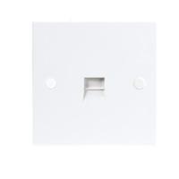 knightsbridge 1g white telephone master socket flush wall switch