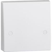 KnightsBridge 45A White 1G Cooker Cable Connection Unit Electric Wall Box