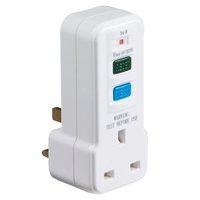 KnightsBridge Plug In RCD UK 3 Pin Power Breaker Safety Adaptor