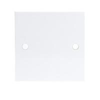 KnightsBridge 20A White Flex Outlet Single Frontplate Electric Wall Plate