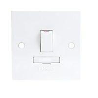 knightsbridge 13a white switched connection unit dp fused flex outlet  ...