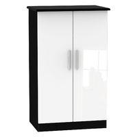 knightsbridge 2 door midi wardrobe knightsbridge 26 plain midi robe wh ...