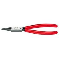 KNIPEX 44 11 J2 Circlip Pliers for internal circlips in bore holes black atramentized plastic coated 180 mm