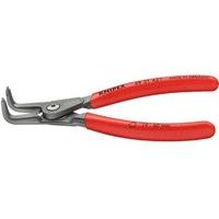 KNIPEX 49 21 A01 SB Precision Circlip Pliers for external circlips on shafts grey atramentized with non-slip plastic coating 130 mm (Blister Packed)