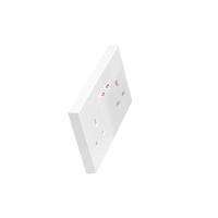 knightsbridge st9002 13 amp 2 gang switched sockets pack of 10