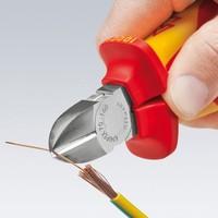 knipex 70 06 180 diagonal cutter chrome plated insulated with multi co ...