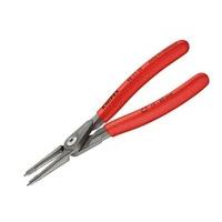 KNIPEX 48 11 J3 SB Precision Circlip Pliers for internal circlips in bore holes grey atramentized with non-slip plastic coating 225 mm (Blister Packed