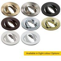 knightsbridge evolve fire rated twist lock downlight tilt trim bezel