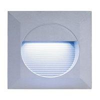 KnightsBridge IP44 Square 14 White LED Recessed Stair & Wall Guide Light