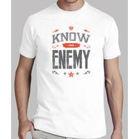 know your enemy tshirt man